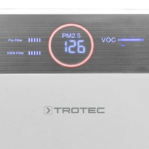 Resigilat - Purificator de aer Trotec AirgoClean 200E, Filtru True HEPA, pentru 66 mp, Ionizare, Indicator calitate aer
