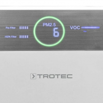 Purificator de aer Trotec AirgoClean 200E, Filtru True HEPA, pentru 66 mp, Ionizare, Indicator calitate aer