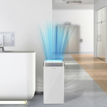 Resigilat - Purificator de aer Trotec AirgoClean 200E, Filtru True HEPA, pentru 66 mp, Ionizare, Indicator calitate aer