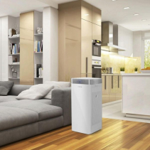 Resigilat - Purificator de aer Trotec AirgoClean 200E, Filtru True HEPA, pentru 66 mp, Ionizare, Indicator calitate aer