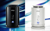 Purificator aer Airvax Marea Britanie - Alb, Telecomanda, Consum 5W/h, Filtru electrostatic, 3 trepte viteza, Pentru 25mp