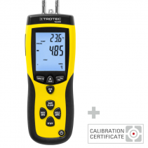 Anemometru profesional cu tub Pitot Trotec TA400+ Certificat de calibrare  Functie Min/Max/AVG/REC/H