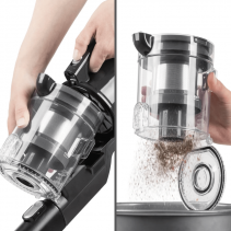 Aspirator vertical TROTEC cu acumulator VC155E, Acumulator 2 Ah, Filtru HEPA, Autonomie 40 min, Putere 150W