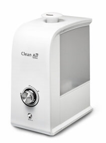 Umidificator si purificator Clean Air Optima CA601, Ionizare, Rata umidificare 300 ml/ora, Consum 30W/h, Pentru 20mp