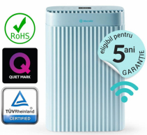 Dezumidificator si Purificator AlecoAir D14 ARIO Marine,12 l /24h, WiFi, Lampa UV-C, Ionizare, TRUE HEPA + Carbon, Uscare Rufe