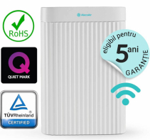 Dezumidificator si Purificator AlecoAir D14 ARIO,12 l /24h, WiFi, Lampa UV-C, Ionizare, TRUE HEPA + Carbon, Uscare Rufe