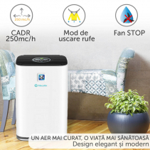 Dezumidificator si purificator AlecoAir D35 KOSMO, 35 l /24h, WiFi, Filtru 3 in 1, Uscare Rufe, Indicator PM2.5