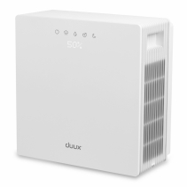 Spalator de aer, purificator si umidificator Duux Motion, Filtru de Carbon Activ, Pentru 40mp, Higrostat, Timer, Silentios