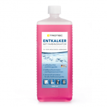 Decalcifiant cu indicator colorant