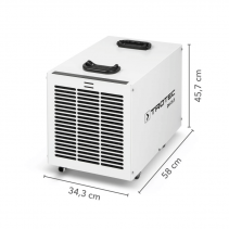 Dezumidificator industrial TROTEC DH 25 S, Capacitate dezumidificare 40l /24h, Debit de aer 450 m³/h