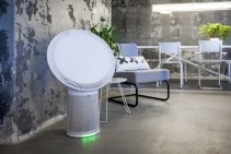 Purificator aer Duux Solair, Filtru HEPA, Filtru Carbon Activ, Debit aer 270 mc/ora, Mod ECO, Pentru 40mp, Lumina veghe RGB