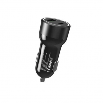 Incarcator de masina cu 2 porturi Tip A + Tip C AlecoAir G20-CC2S, Fast Charge