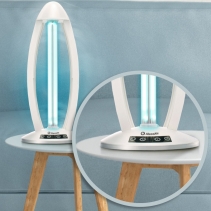 Lampa sterilizare cu UV-C AlecoAir L30 TOWER, Telecomanda, Recomandat pentru incaperi de pana la 30m2