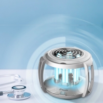 Lampa UV-C cu Ozon AlecoAir L60 SMART, WiFi, Telecomanda, 3 Moduri de utilizare, Spectru UV-C: 254 nm