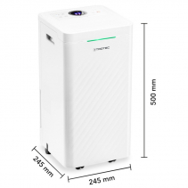 Dezumidificator si Purificator de aer TROTEC TTK27 HEPA, 12 l/zi, 90 m3/h, Senzor umiditate , Filtru HEPA, Higrostat