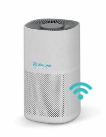 Purificator de aer AlecoAir P45 SILK, Wi-Fi, Lampa UV-C, Filtru True HEPA si Carbune Activ, Functie Ionizare