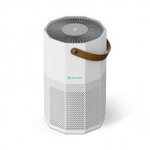 Purificator de aer AlecoAir P50 ROUBIQ White, Wi-Fi, Lampa UV-C, Filtru True HEPA si Carbune Activ, Ionizare, PM 2.5