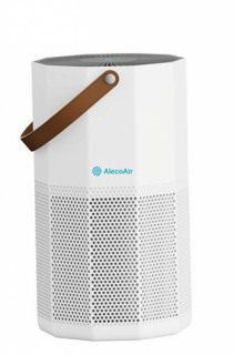 Purificator de aer AlecoAir P50 ROUBIQ White, Wi-Fi, Lampa UV-C, Filtru True HEPA si Carbune Activ, Ionizare, PM 2.5