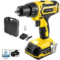 Masina de gaurit si insurubat Trotec Germania PSCS 11 cu acumulator 20V, 25 Posibilitati setare, 2 Trepte viteza