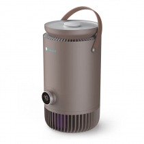 Purificator si Umidificator AlecoAir PU30 NUO Coffee, WiFi, Capacitate Umidificare 400 ml/h, True HEPA H13, Lampa UV-C, Ionizare