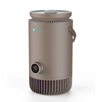 Purificator si Umidificator AlecoAir PU30 NUO Coffee, WiFi, Capacitate Umidificare 400 ml/h, True HEPA H13, Lampa UV-C, Ionizare