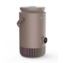 Purificator si Umidificator AlecoAir PU30 NUO Coffee, WiFi, Capacitate Umidificare 400 ml/h, True HEPA H13, Lampa UV-C, Ionizare