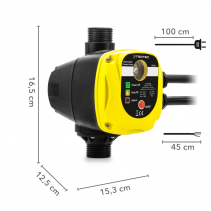 Presostat electronic TDP DS pentru pompe de apa fara fisa de alimentare; Putere 1100W; Inaltime avans 23m