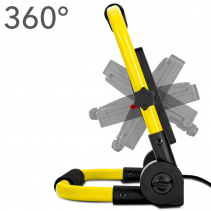 Proiector LED portabil TROTEC PWLS 10 30, Flux luminos 2700 lm, Temperatura culoare 5000 K