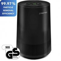 Resigilat - Purificator de aer Trotec AirgoClean 11E, Filtru True HEPA si Carbon, pentru 15 mp, Ionizare, Indicator calitate aer