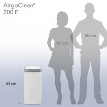Purificator de aer Trotec AirgoClean 200E, Filtru True HEPA, pentru 66 mp, Ionizare, Indicator calitate aer
