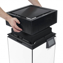 Purificator de aer TROTEC AirgoClean One, Filtru HEPA H14, Pre-filtru Lavabil dublu, Indicator PM 2.5, TVOC, Sleep, Turbo