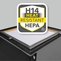 Purificator profesional de aer Trotec TAC V+ cu carcasa gri bazalt cu filtru HEPA H14