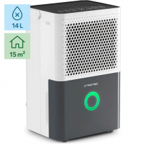 Dezumidificator TROTEC TTK33E, 14 l/24h, Debit 80 mc/h, Indicator color umiditate, Uscare Rufe
