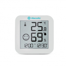 Termohigrometru digital AlecoAir M24 STATION, Temperatura, Umiditate, Ceas, Display e-ink cu afisare duala