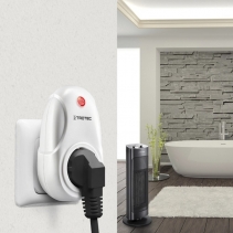 Termostat si Priza Wireless Trotec BN35, Distanta functionare 20m, Programare cu ceas, Ecran iluminat