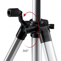 Trepied universal Trotec, Filet universal de 1/4, Ax central stabil, Placa de schimbare rapida, Cap pivotant 3D