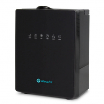 Umidificator cu ultrasunete AlecoAir U30 IONIC Black, Ionizare, Higrostat, Timer, Telecomanda, Display Digital