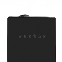 Umidificator cu ultrasunete AlecoAir U30 IONIC Black, Ionizare, Higrostat, Timer, Telecomanda, Display Digital