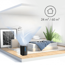 Umidificator TROTEC B4E, Lampa UV-c, Filtru Carbon Activ, Difuzor de aroma, Timer, Capacitate umidificare 250 ml/h