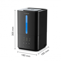 Umidificator TROTEC B4E, Lampa UV-c, Filtru Carbon Activ, Difuzor de aroma, Timer, Capacitate umidificare 250 ml/h