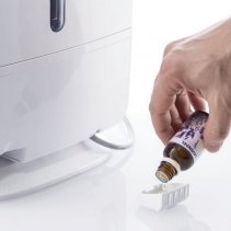 Umidificatorul cu ultrasunete Trotec B6E, Higrostat, Display, Timer, Ionizare, Difuzor aroma, Consum 25W/h, Pentru 30mp