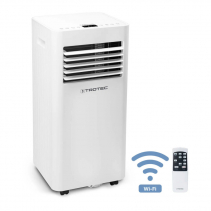 Aer conditionat portabil Trotec PAC 2020 E, WiFi, 7000 Btu/h, Dezumidificare, Ventilare, Timer, Pentru 26 mp, Telecomanda