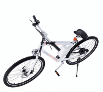 Bicicleta electrica Airwheel R8 White , Viteza max. 20km/h, Putere motor 235W, Baterie LG 214.6Wh/36V