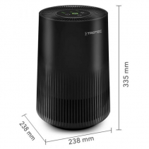Resigilat - Purificator de aer Trotec AirgoClean 11E, Filtru True HEPA si Carbon, pentru 15 mp, Ionizare, Indicator calitate aer