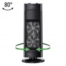 Aeroterma ceramica Trotec TFC 20 E, Putere incalzire pana la 2000W, 2 Trepte de incalzire, Lampa de control, Termostat reglabil