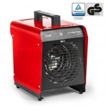 Aeroterma electrica TDS 19 E, Putere incalzire pana la 3000W, Debit de aer 320 m3/h, Termostat