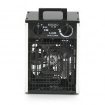 Aeroterma electrica TDS 20, Putere incalzire pana la 3300W, Debit de aer 355 m3/h, Termostat, Protectie IP44