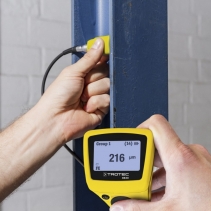 Aparat de masurare grosime strat de acoperire TROTEC BB30, Tranfer date prin Bluetooth, Senzor dual