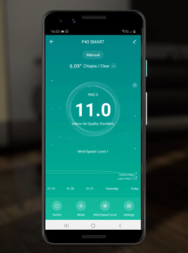Purificator de aer AlecoAir P40 SMART, Wi-Fi, Lampa UV, TRUE HEPA si Carbune Activ, Functie Ionizare