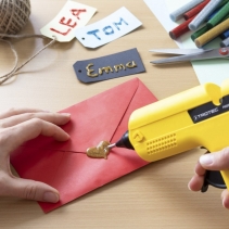 Set batoane cu sclipici de lipici fierbinte Trotec, 50 bucati, Ø 11 mm